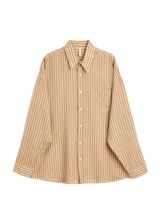Stable Shirt  - Brown Stripe