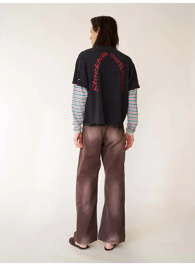 Layer Box Tee - Black/Stripe