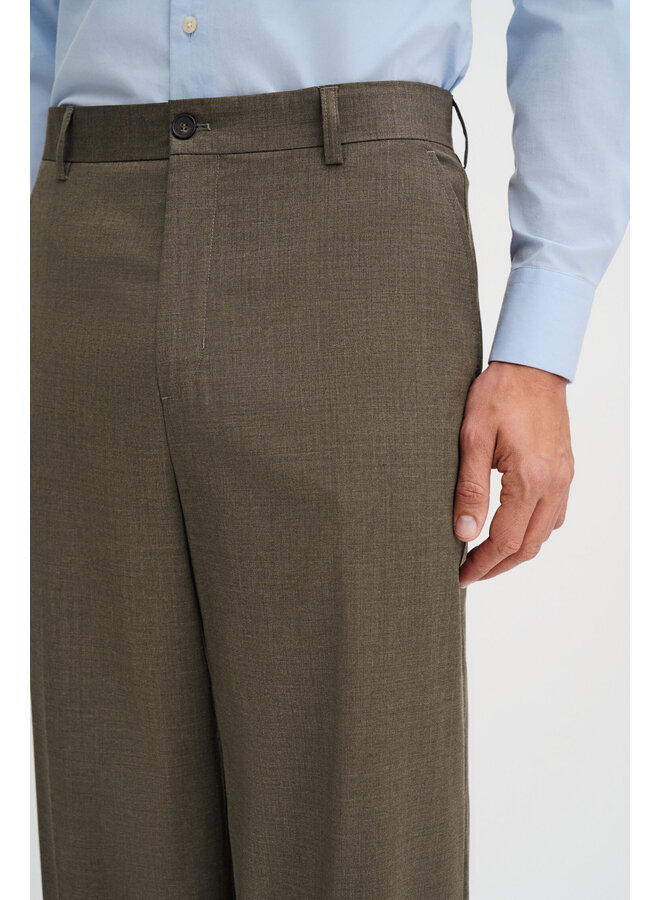 Hector Wool Trousers - Driftwood