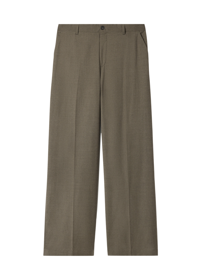 Hector Wool Trousers - Driftwood