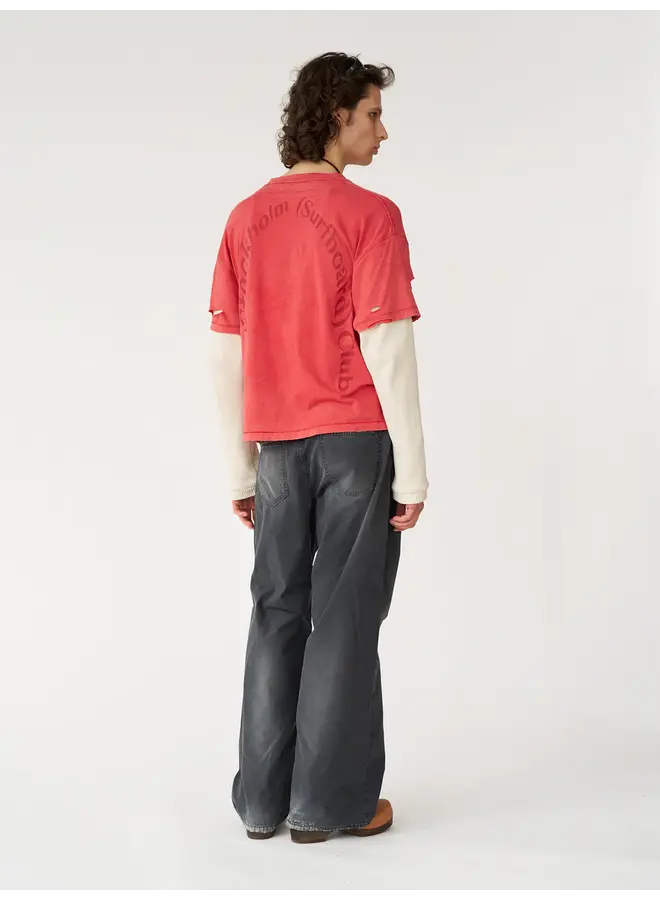 Layer Box Tee - Signature Red