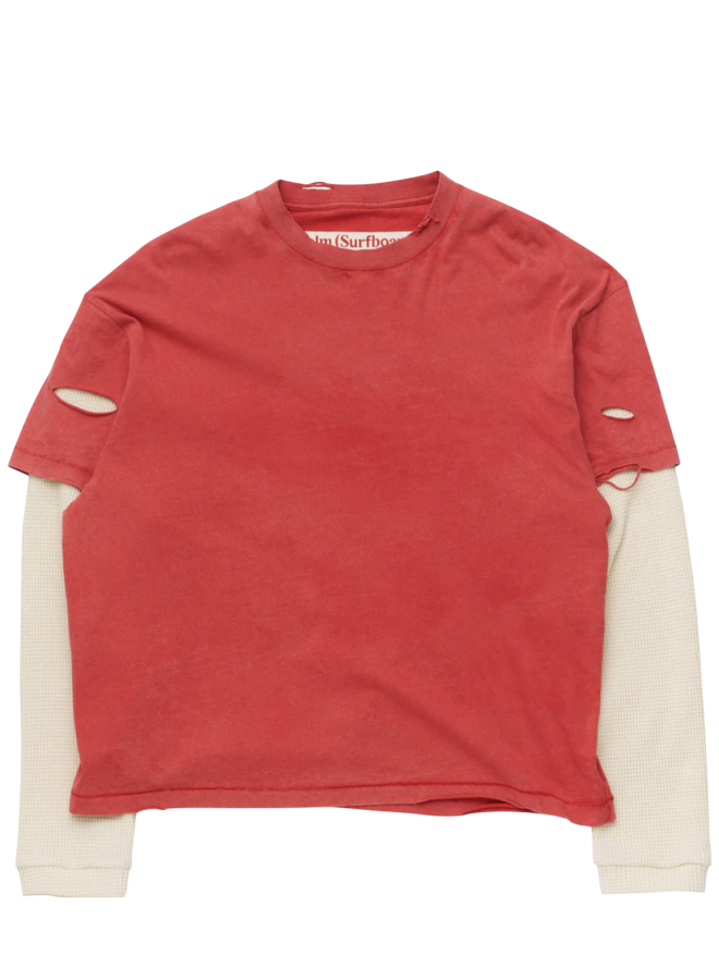 Layer Box Tee - Signature Red
