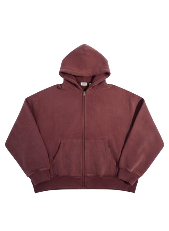 Boxy Vest - Washed Red