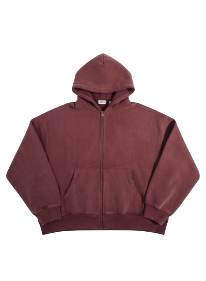 Boxy Vest - Washed Red