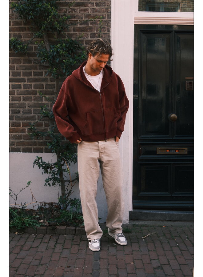 Boxy Vest - Washed Red