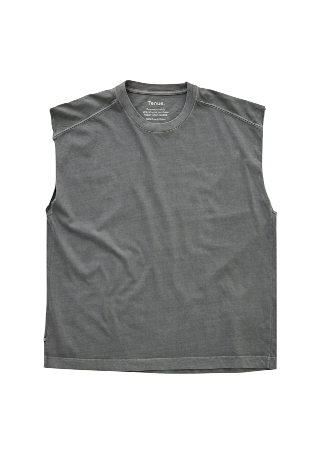Jovi Sleeveless T-Shirt - Basalt