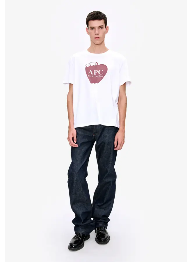 T-Shirt Pomme - White