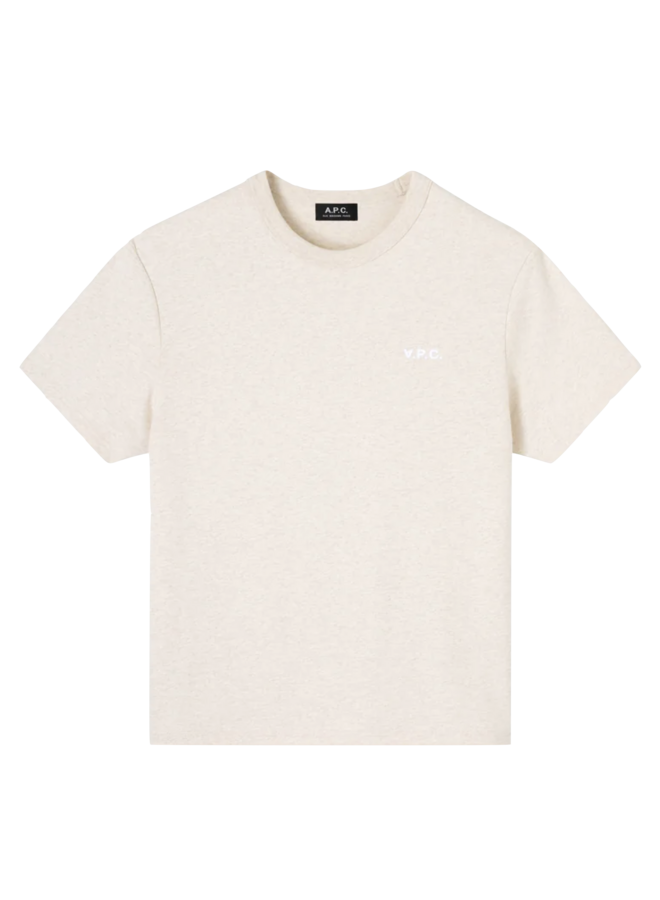 T-Shirt Boxy Petit Vpc - Ecru Chine / Ecru