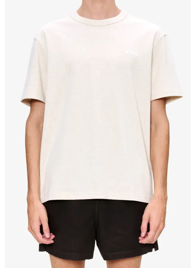 T-Shirt Boxy Petit Vpc - Ecru Chine / Ecru