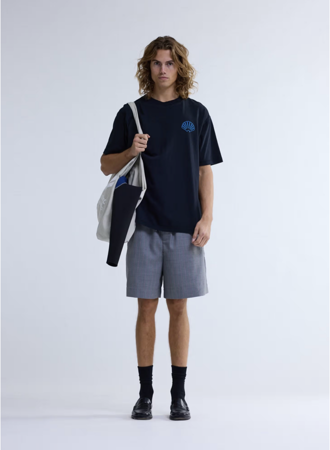 Logo Tee + - Black/Acid Blue