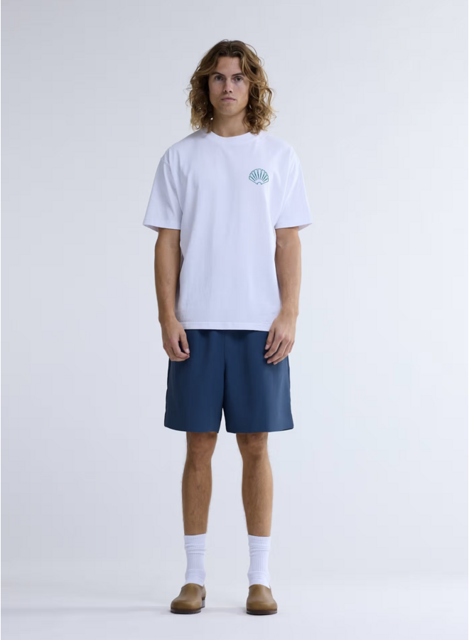 Logo Tee + - White/Sea Green