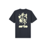 Blurry Back Print T-Shirt - Navy