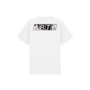 Faded Back Print T-shirt - White