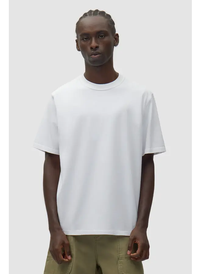 Faded Back Print T-shirt - White
