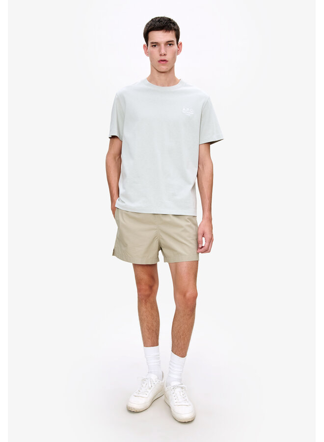 T-Shirt Standard Rue Madame - Bleu Gris/Blanc