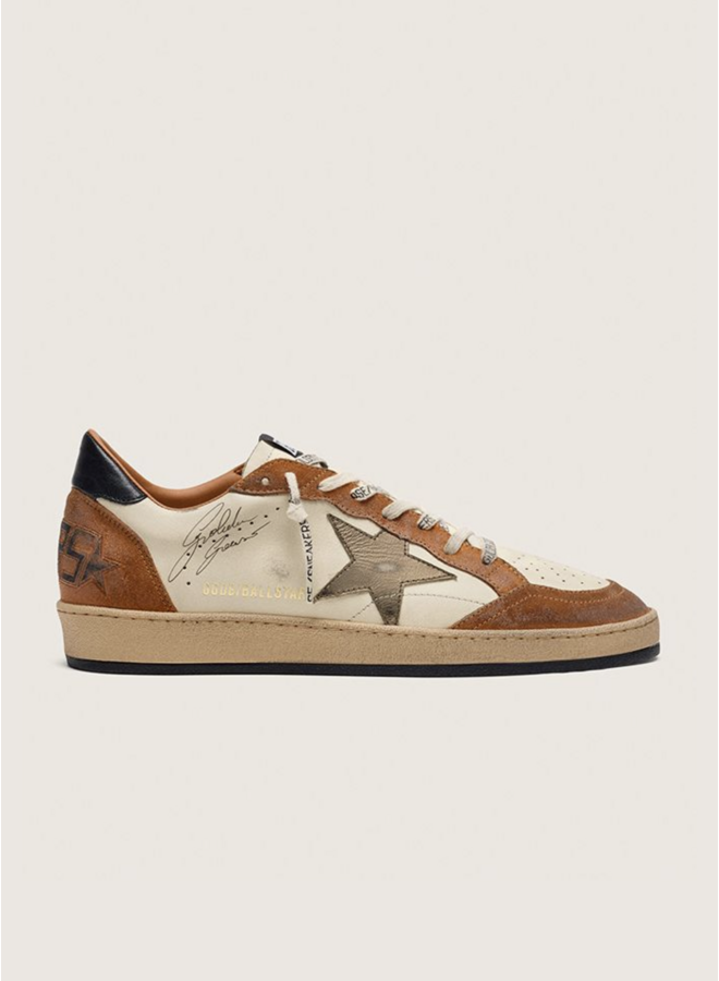 Ballstar - White Beige/Warm Brown/Olive/Black