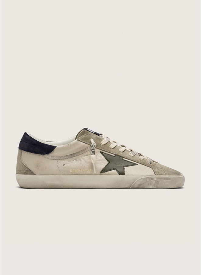 Super Star - Cream/Grey/Olive Green/Dark Blue