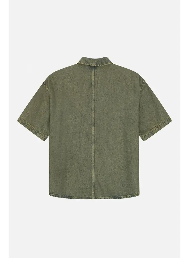 Maza Zip SS Shirt - Washed Dirt