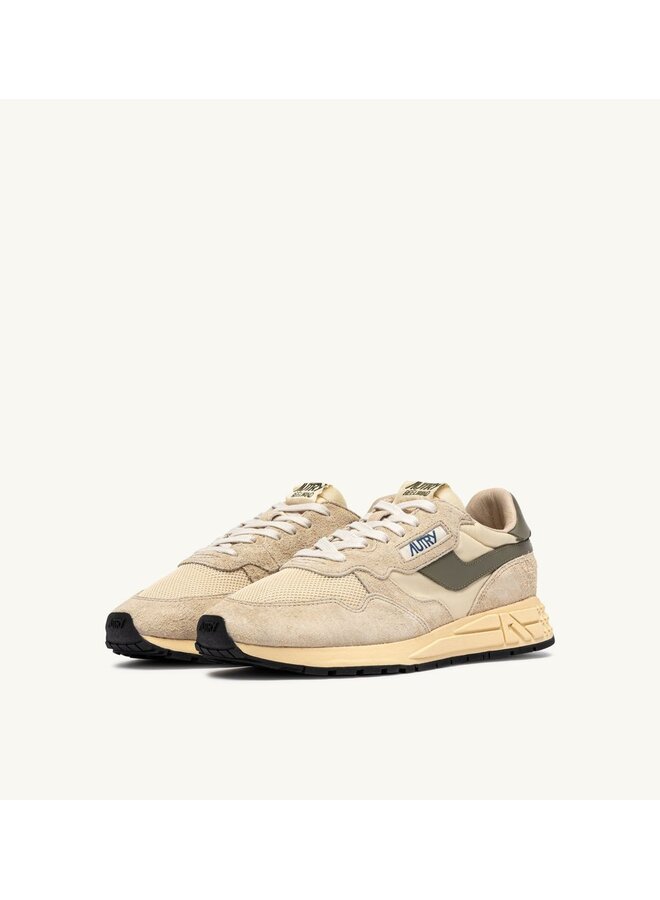 Reelwind Low Man - Suede/Net Ecru/Covgrn