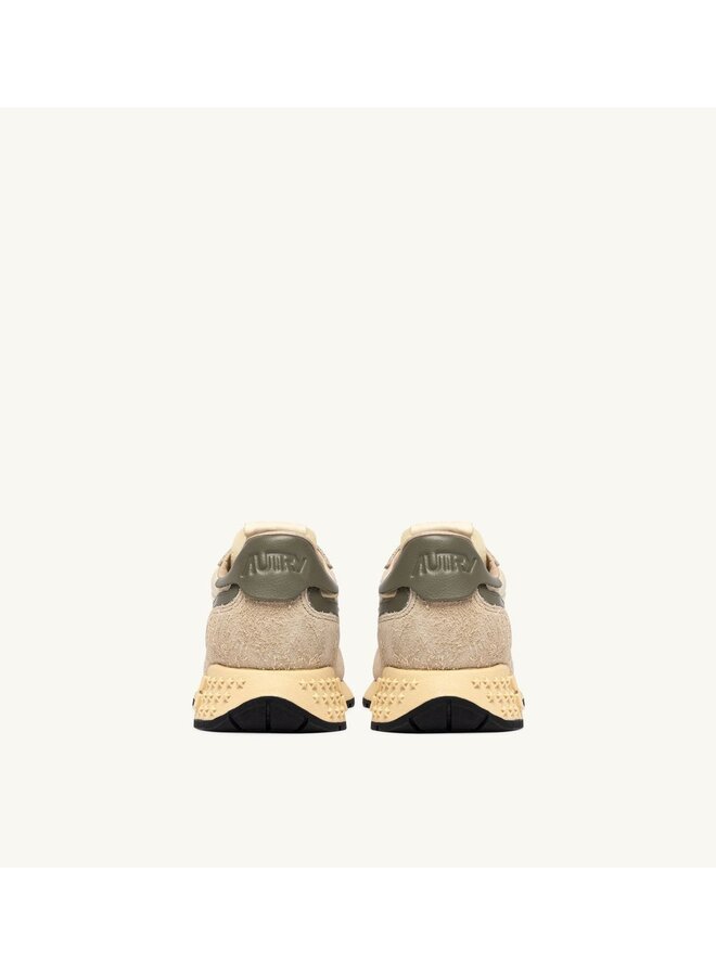 Reelwind Low Man - Suede/Net Ecru/Covgrn