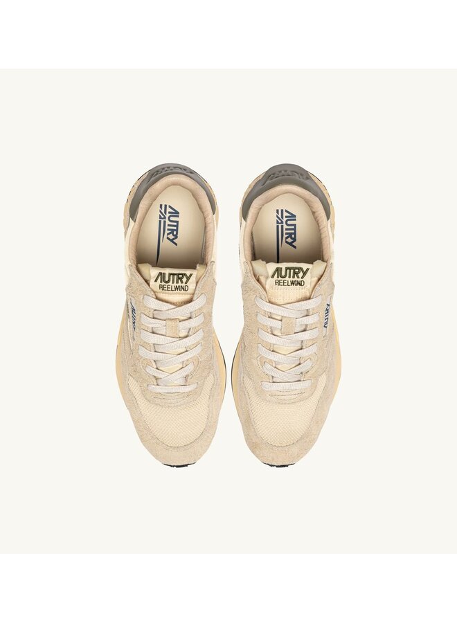 Reelwind Low Man - Suede/Net Ecru/Covgrn