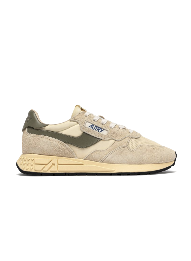 Reelwind Low Man - Suede/Net Ecru/Covgrn