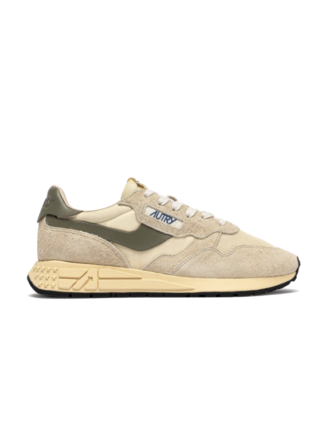 Reelwind Low Man - Suede/Net Ecru/Covgrn