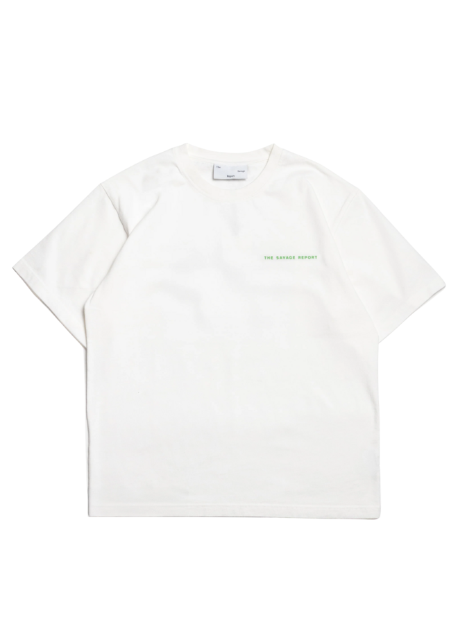 Tsr Optic T-Shirt - Off White/Green