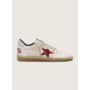 Ballstar - Butter Beige/White/Red/Silver