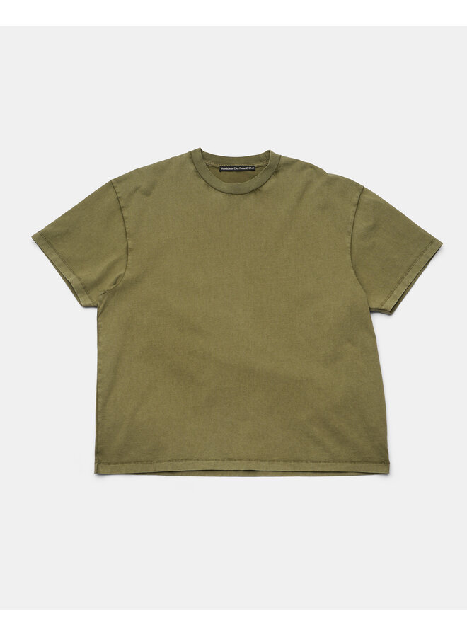 Box Tee Back Logo - Military Green