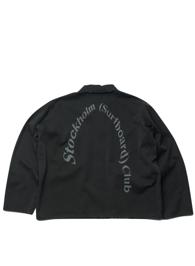 Club Overshirt - Washed Black