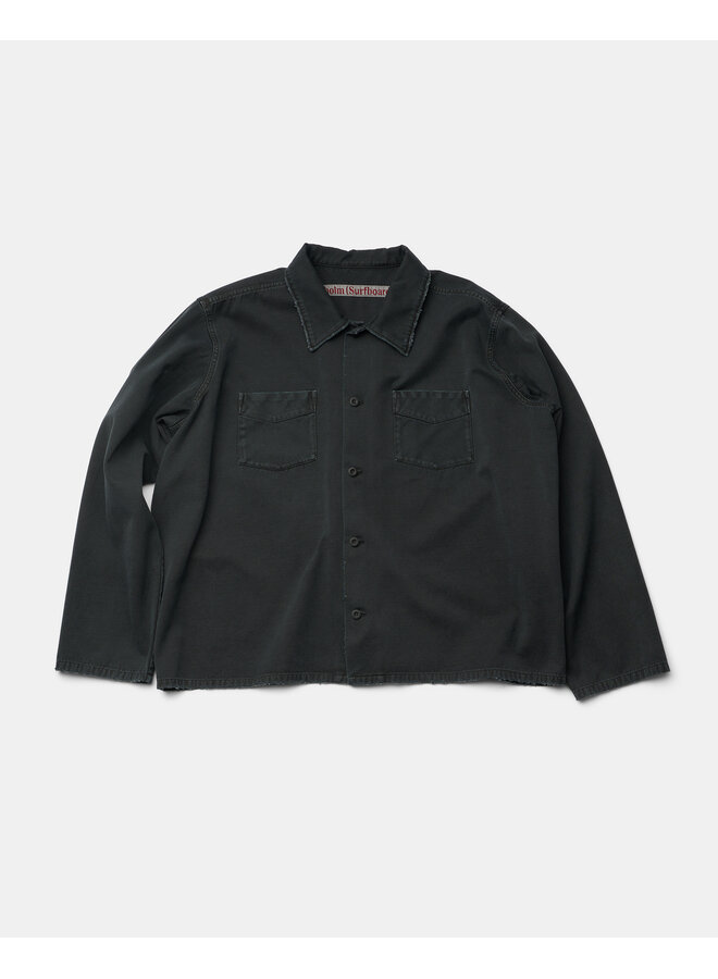 Club Overshirt - Washed Black