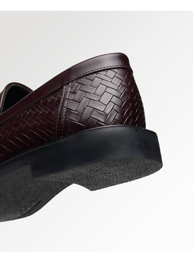 Loafer Woven Twist - Chocolate