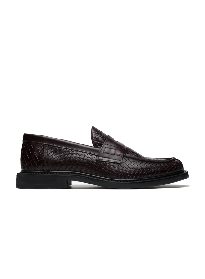 Loafer Woven Twist - Chocolate