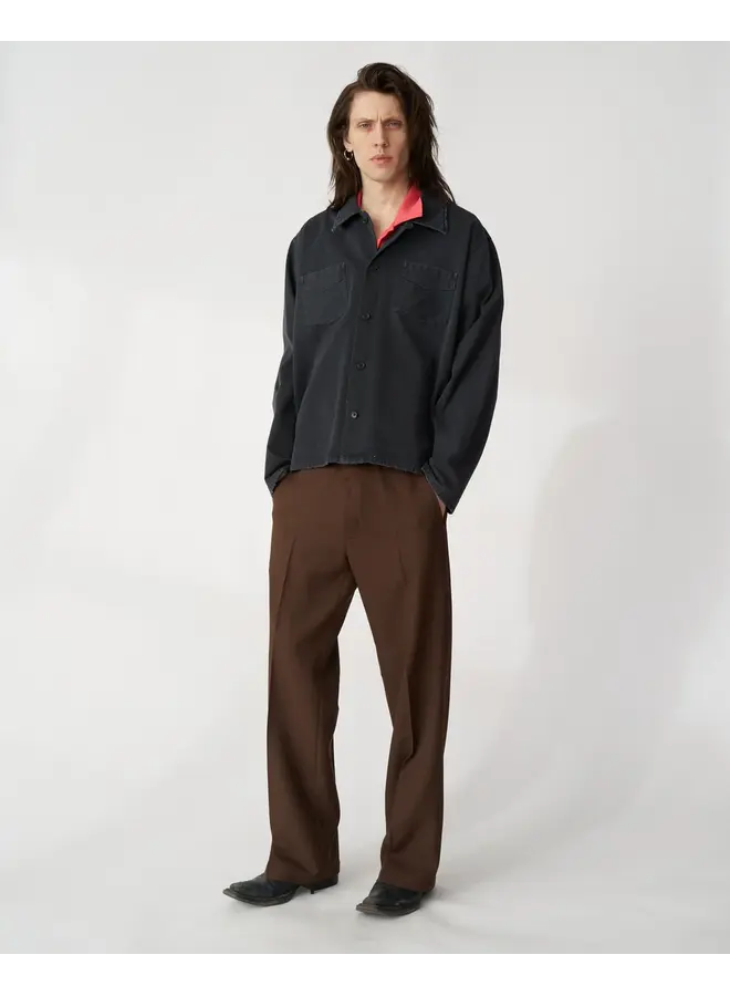 Club Overshirt - Washed Black