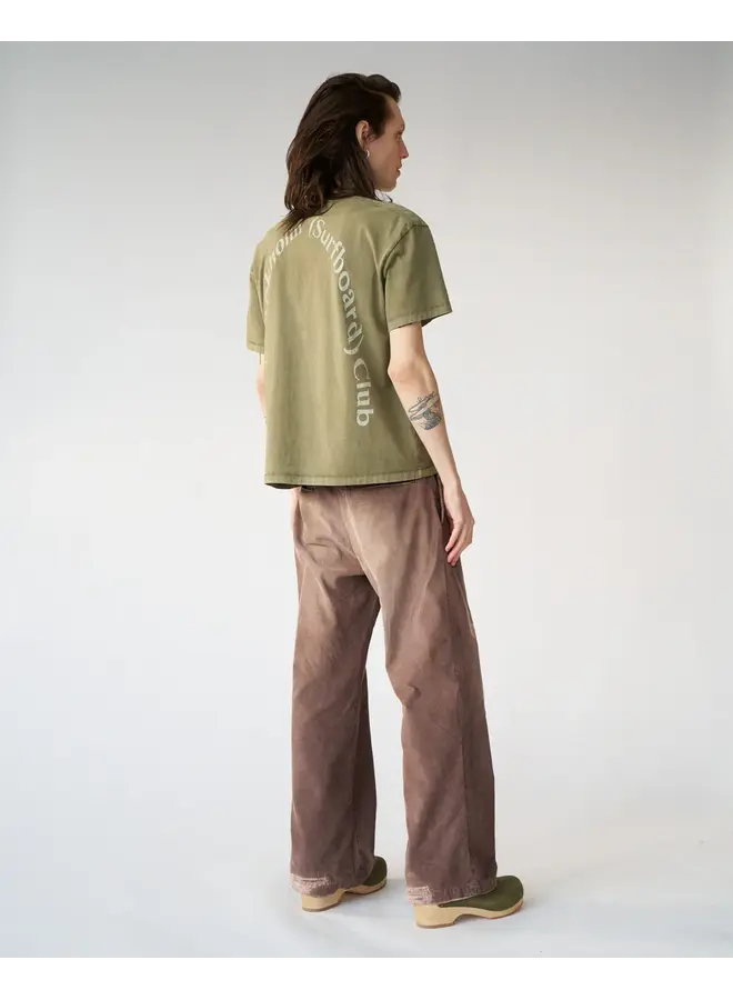 Box Tee Back Logo - Military Green