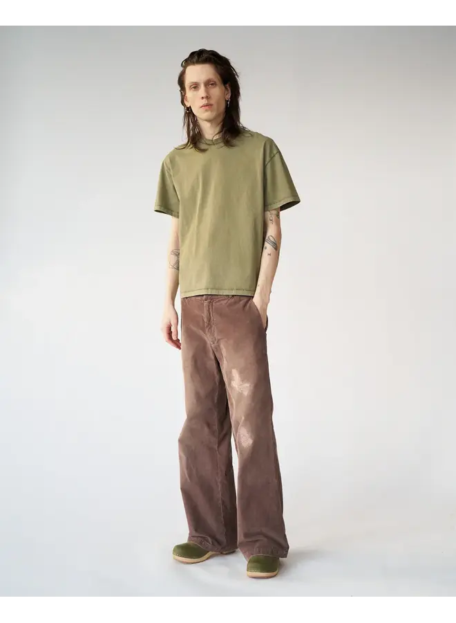 Box Tee Back Logo - Military Green
