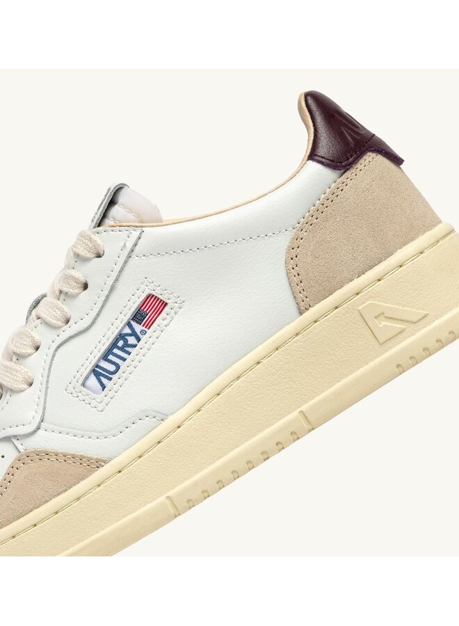 Medalist Low Man - Leat/Suede Wht/Fig