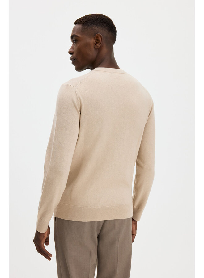 Cotton Merino Sweater - Pearl Beige