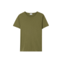 Roll Neck Tee - Light Olive Green