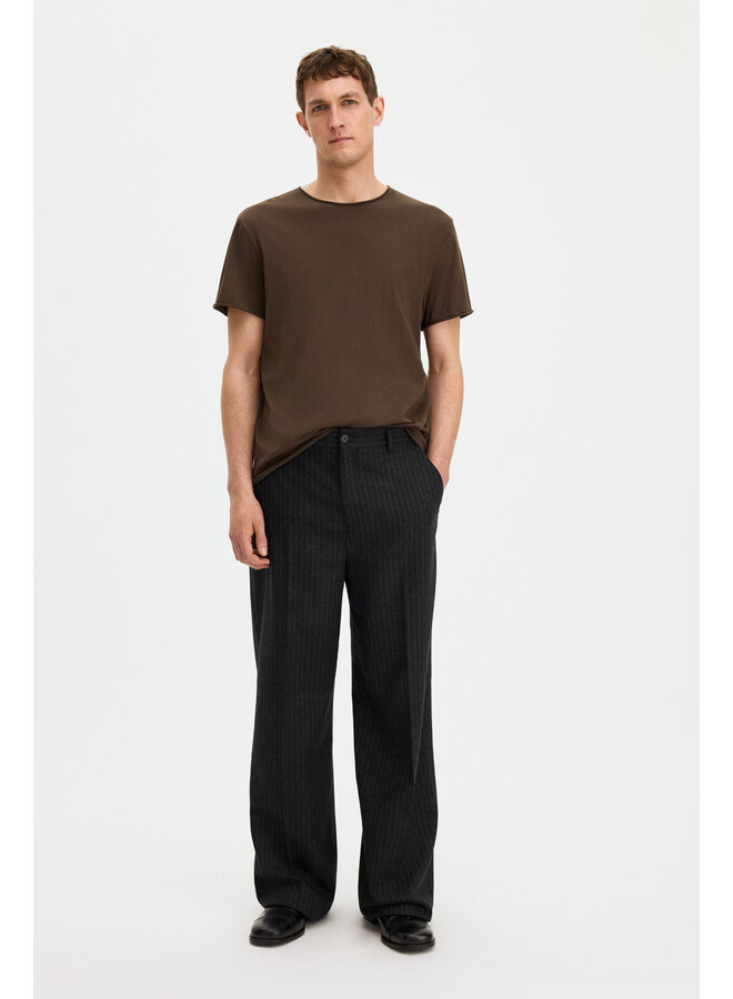 Roll Neck Tee - Golden Brown