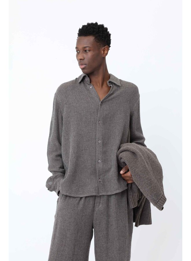Adriel Shirt - Dusty Brown