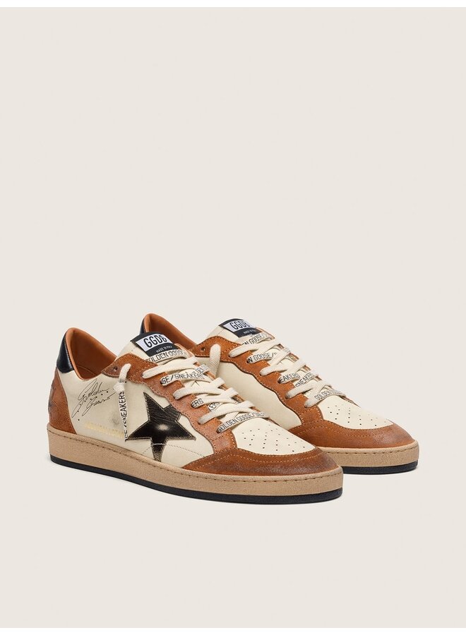 Ballstar - White Beige/Warm Brown/Olive/Black