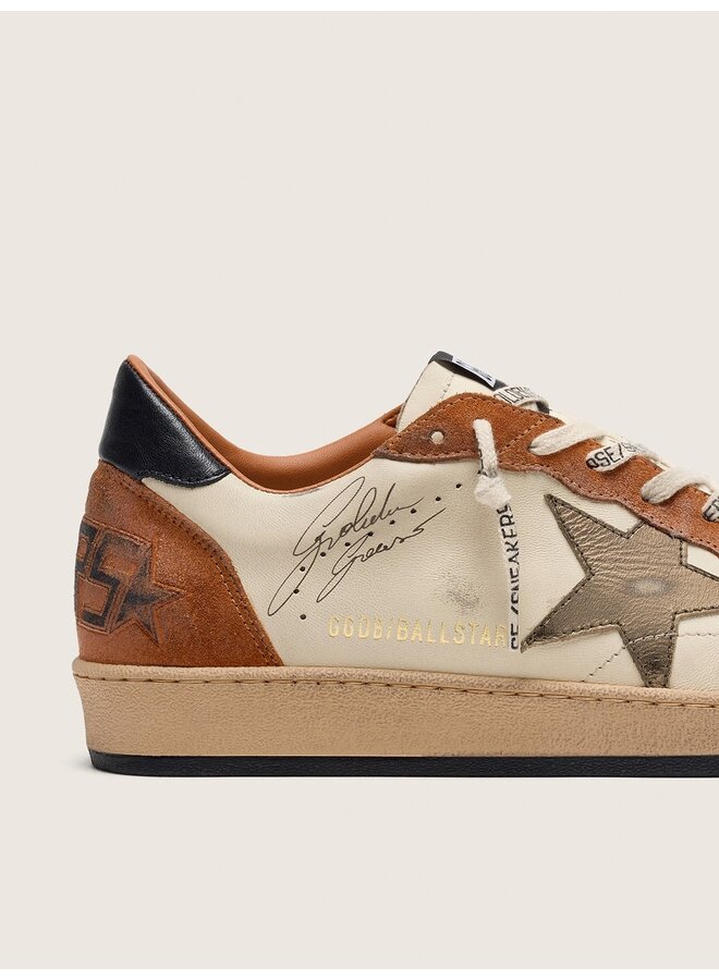 Ballstar - White Beige/Warm Brown/Olive/Black