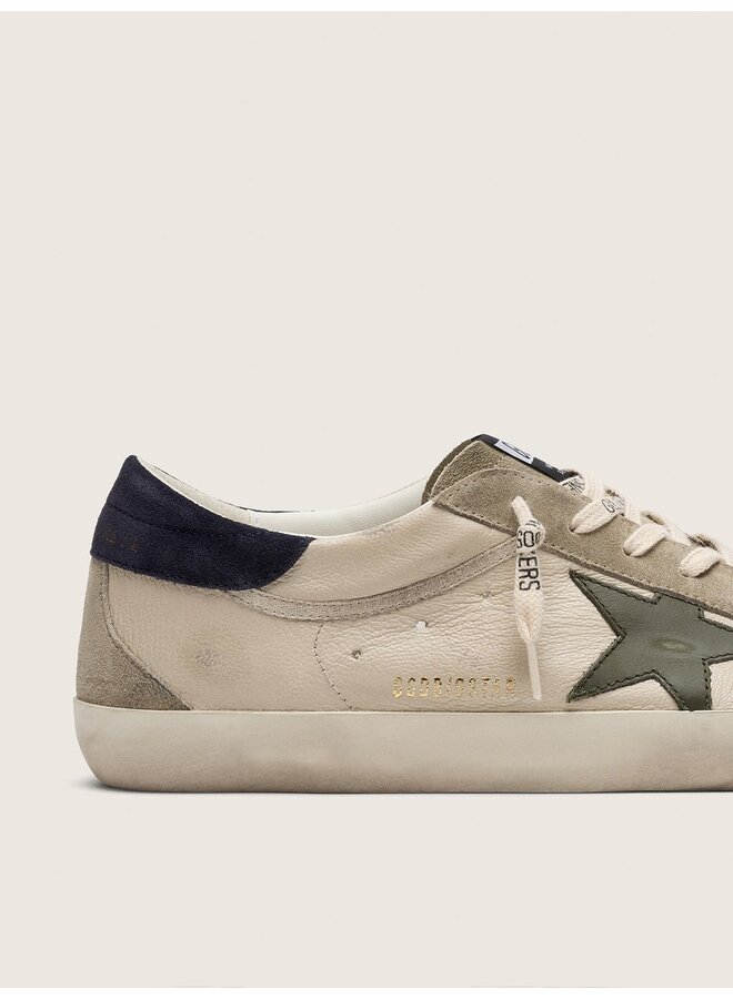 Super Star - Cream/Grey/Olive Green/Dark Blue