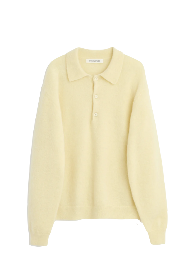 Mohair Polo - Off White