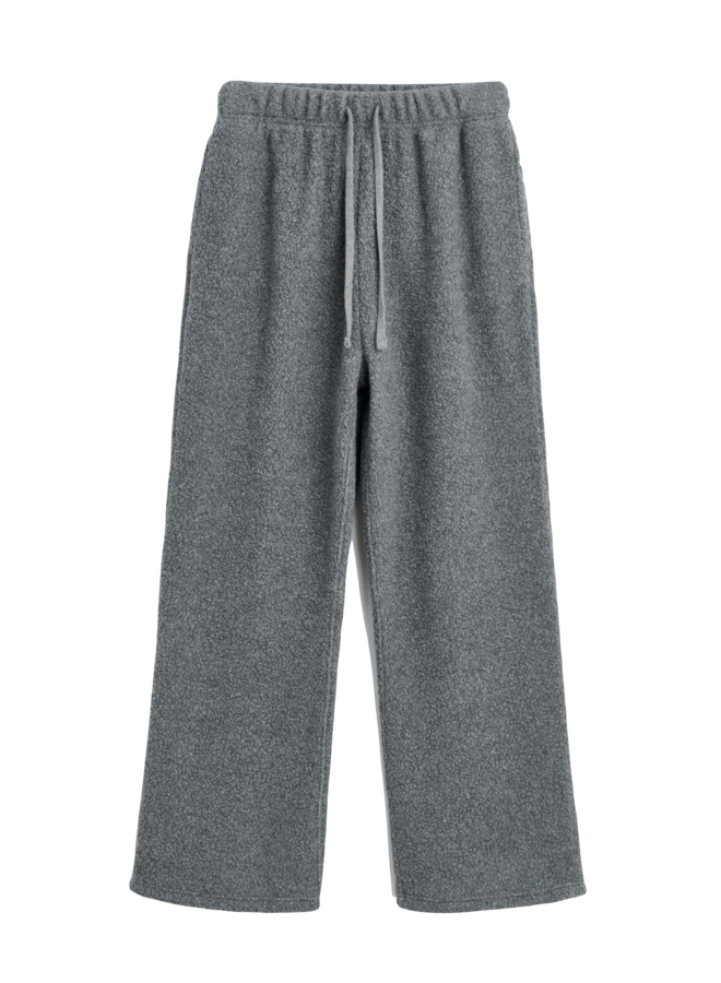 Wool Pants - Grey Melange