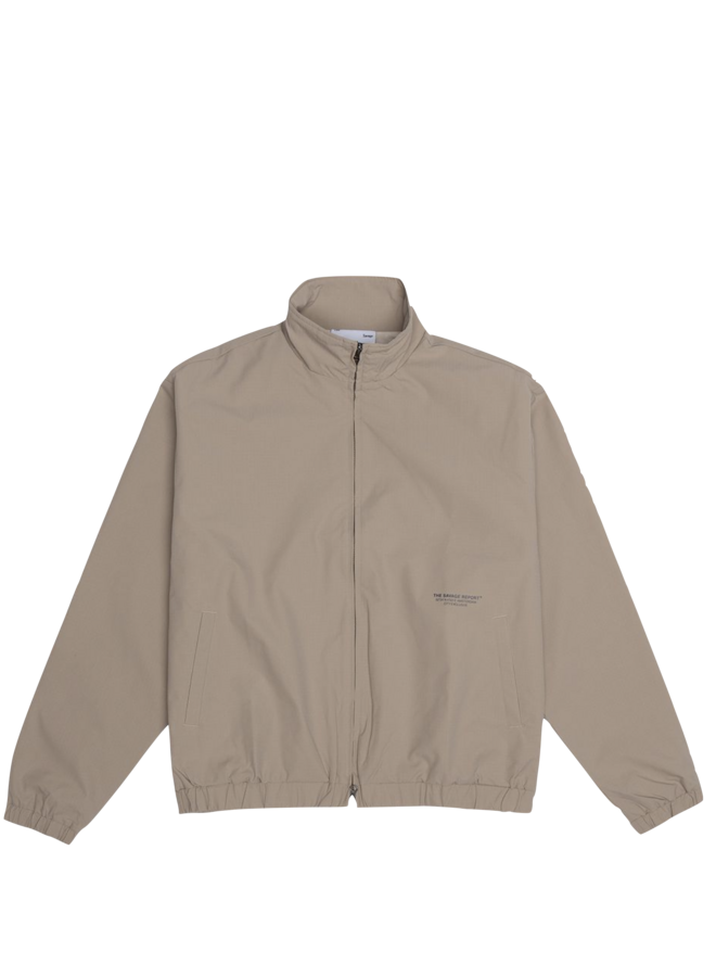 Rib Stop Loose Jacket - Beige