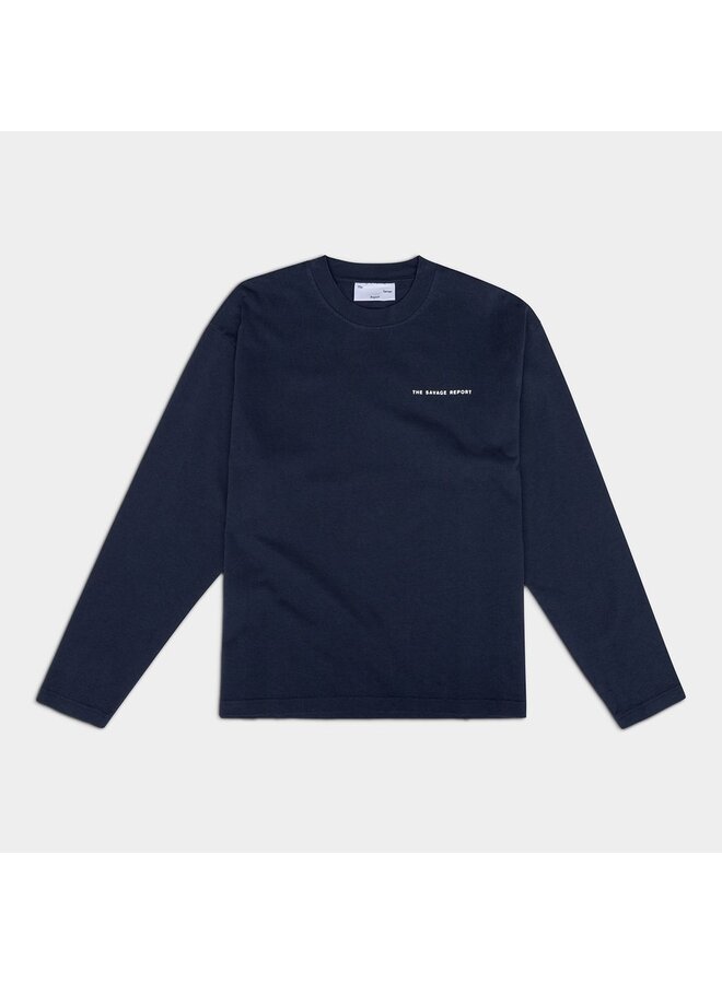 TSR optic Longsleeve - Navy/Off White