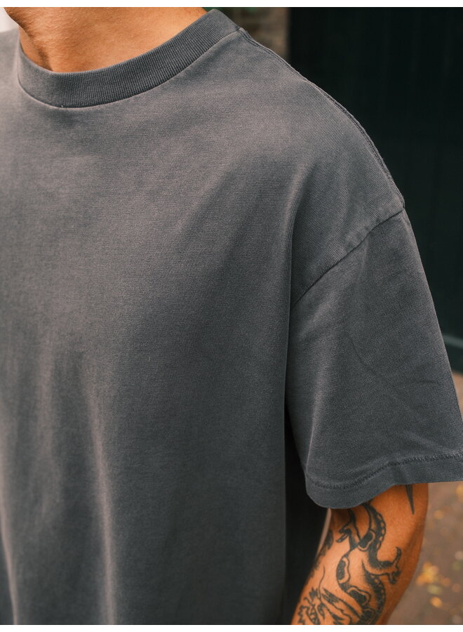Washed Box Tee - Grey